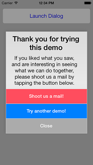 Ios Custom AlertView